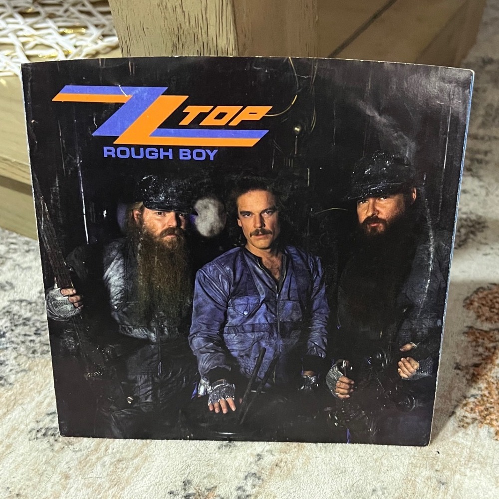ZZ Top Rough Boy Delirious 7" Vinyl 45 RPM Single 1985 Warner Bros 7-28733